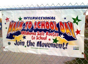 Walk to School Day banner