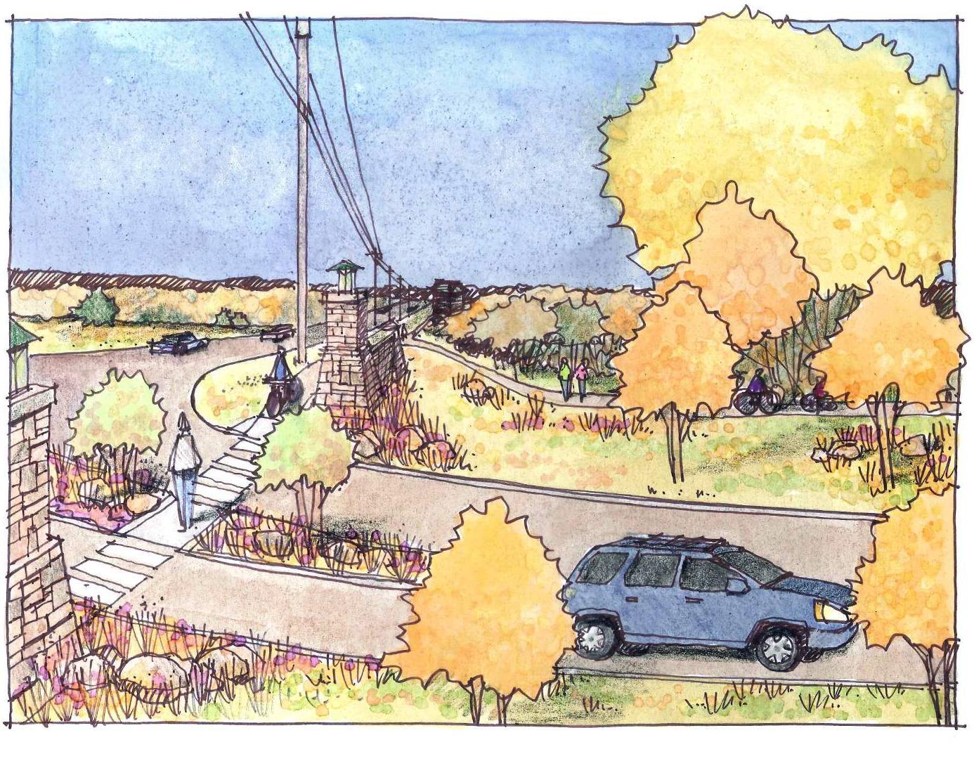 Entrance Off Price Road