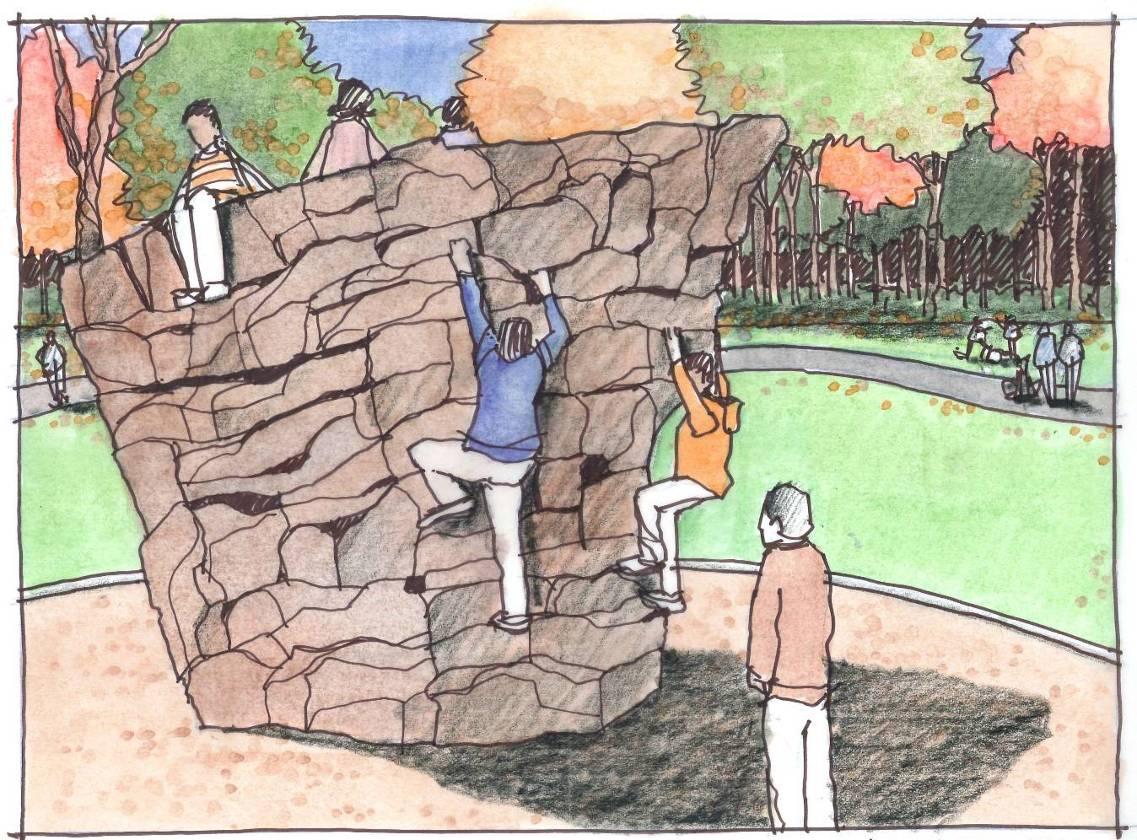 Boulder Climbing Structure