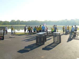 Lee Lake 5 bench assembly