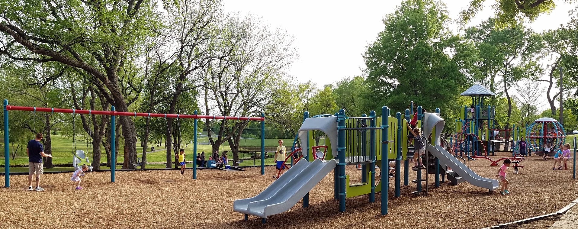 New playground equipment open in 4 parks City of Bartlesville