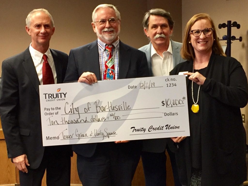 Truity gives 10,000 to Tower Center project City of Bartlesville