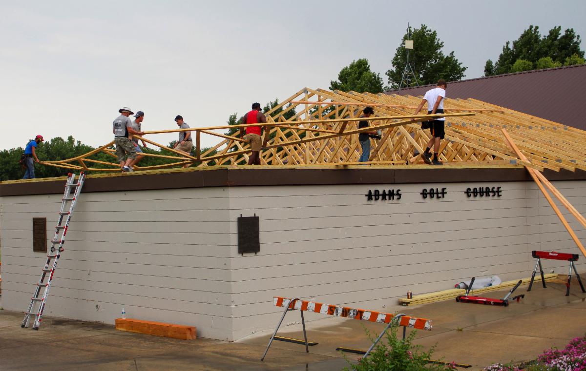 Golf Course roof replacement City of Bartlesville